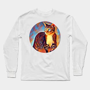 Fluffy mycat, revolution for cats Long Sleeve T-Shirt